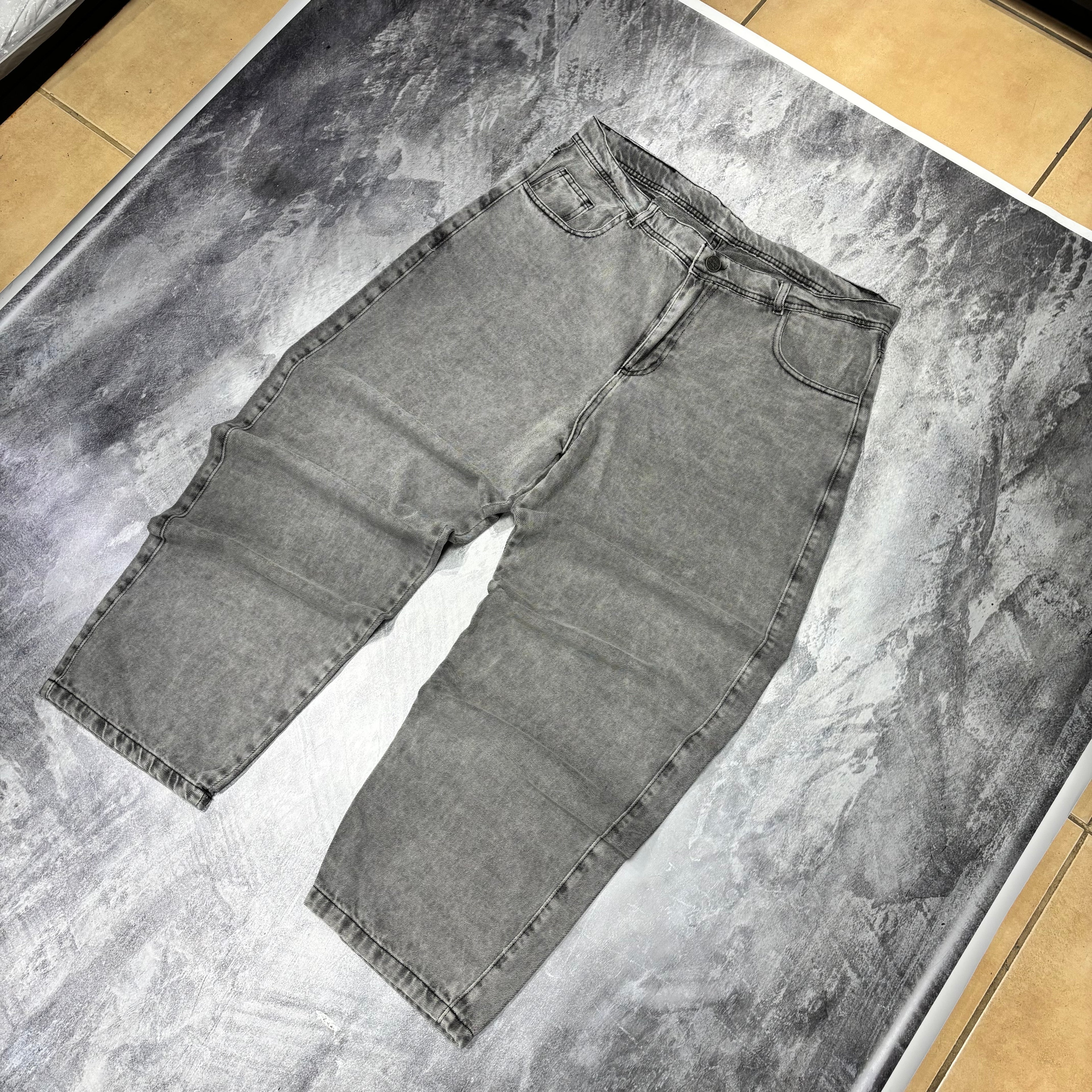 Jean Baggy gris