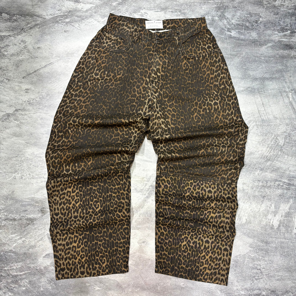 Jean Baggy Animal Print