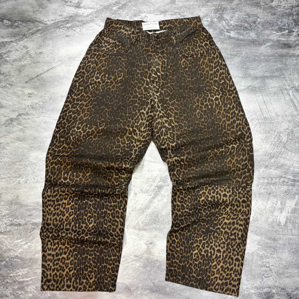 Jean Baggy Animal Print