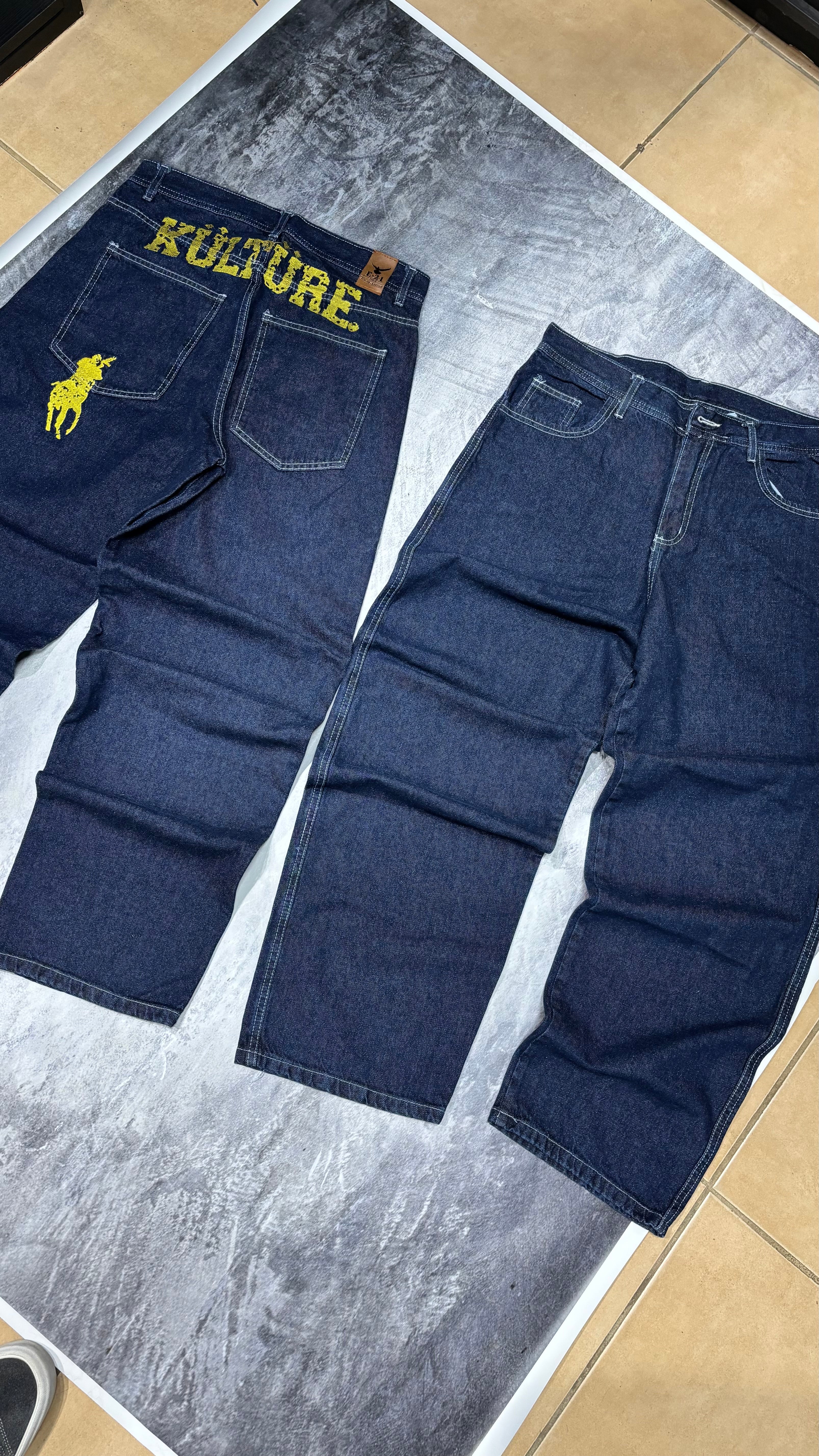 Jean baggy polo
