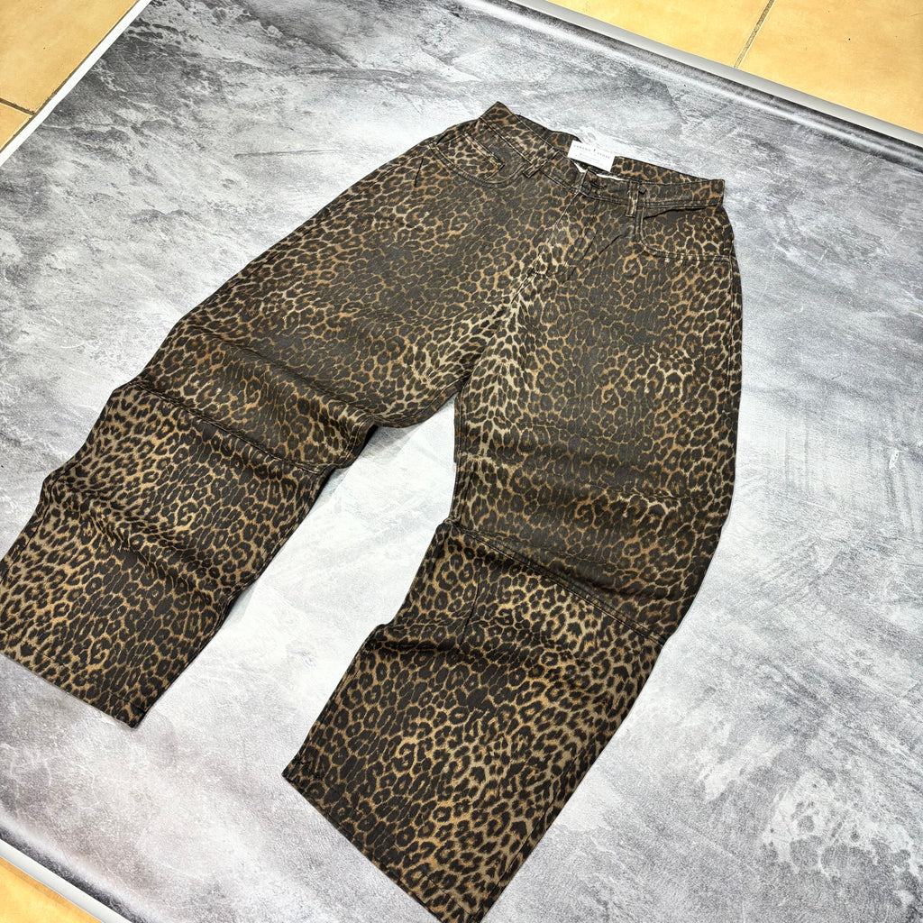 Jean Baggy Animal Print